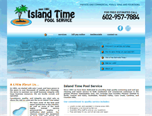 Tablet Screenshot of islandtimepools.us